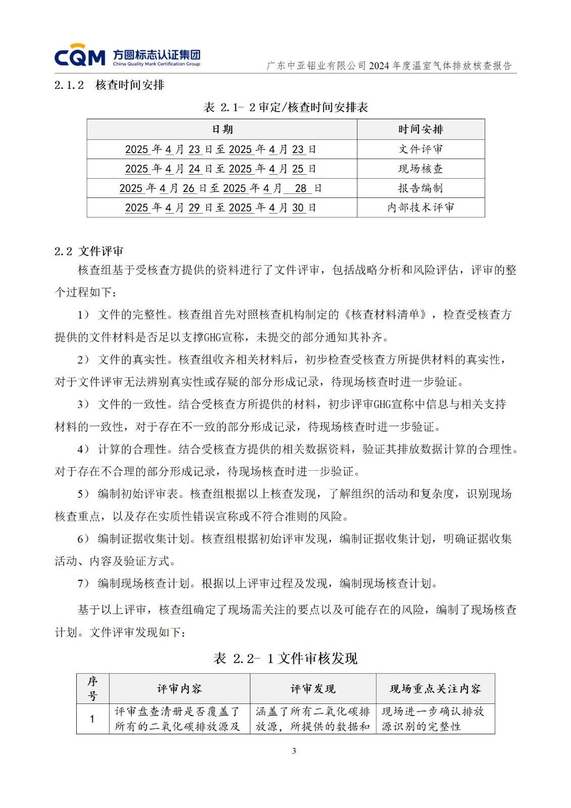 廣東中亞鋁業有限公司溫室氣體核查報告-ISO14064 - 終稿(圖7)